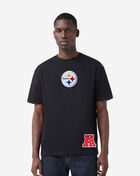 PRO STANDARD Pittsburgh Steelers Wingspam Drop Shoulder Tee FPS1410445-BLK Black 1