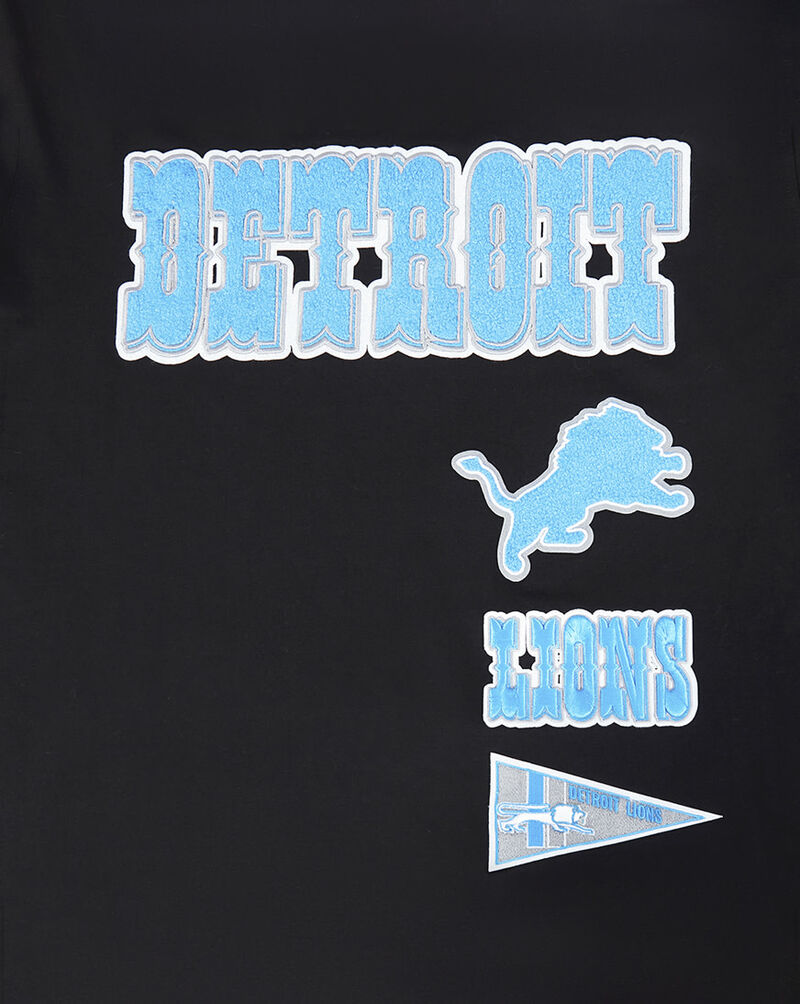 PRO STANDARD Detroit Lions Retro Striped Tee FDL143450-BLK Black 2