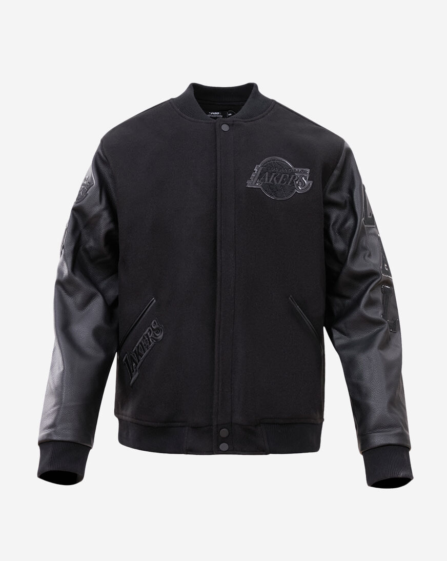 Shop PRO STANDARD Los Angeles Lakers Triple Black Varsity