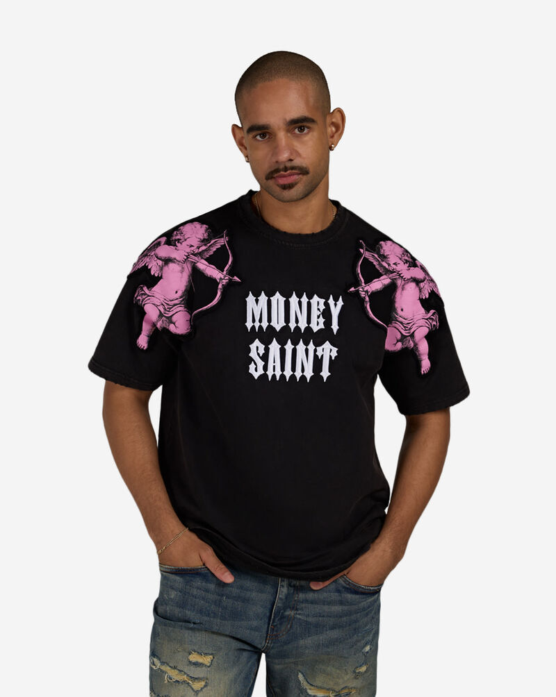 STREETZ IS WATCHIN Money Saint Tee SIW5298-BLK Black 1