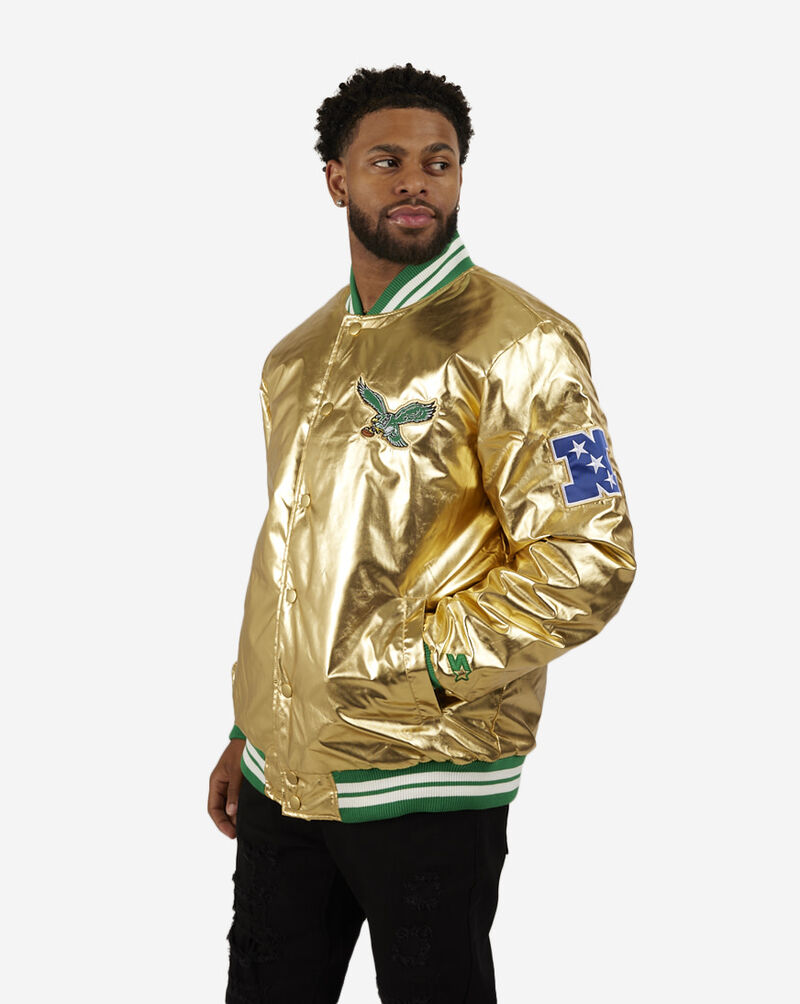 Starter Philadelphia Eagles Satin Jacket LS3L0853-EAG Gold 1