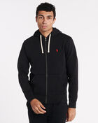 Polo Ralph Lauren Mens Classic Athletic Fleece Polo Hoodie  710548546003-BLK Black 1