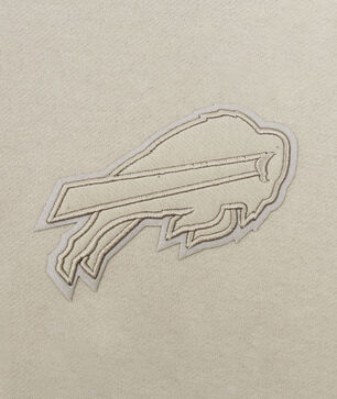 Buffalo Bills Neutral Drop Shoulder Fleece Pull Over Hoodie