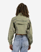 Smoke Rise Mesh Insert Woven Track Jacket RWW26S416SN-OILGREEN Green 2
