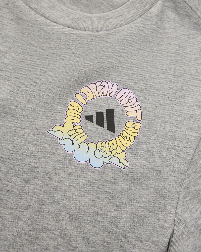 adidas Kids' 90s Nostalgia City Graphic Tee AA11082-AH66 Grey 2