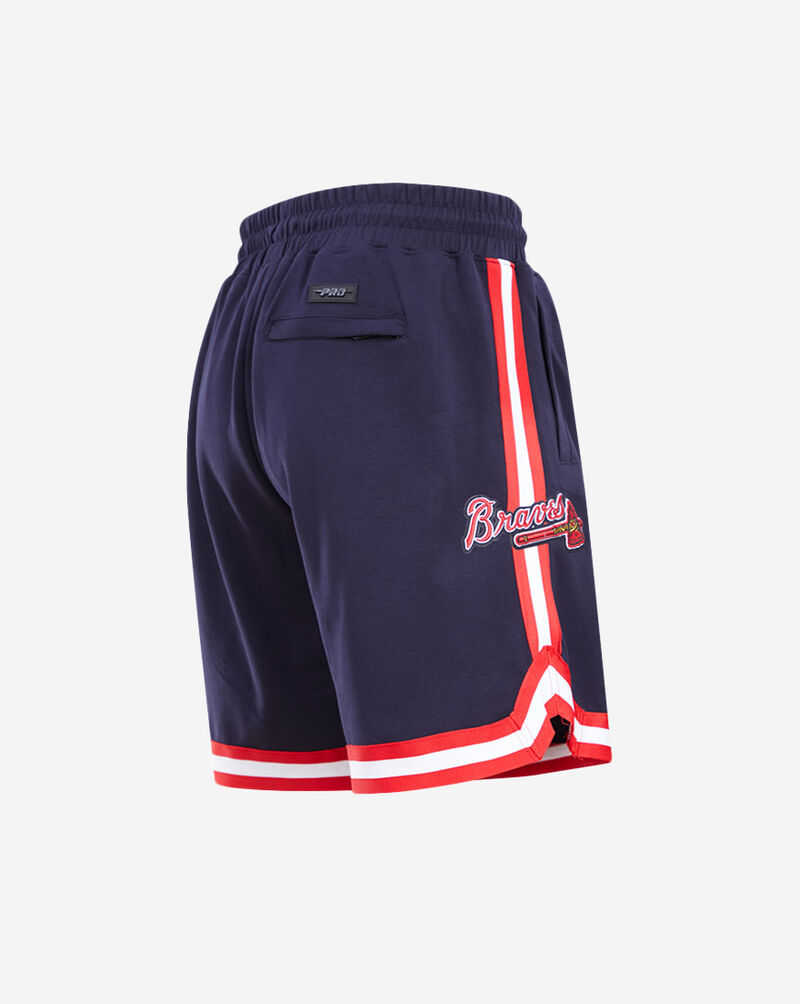 PRO STANDARD Atlanta Braves Classic Chenille Double Knit Short  LAB331547-MDN Blue 3