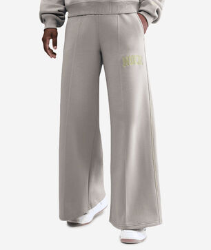 NSW Phoenix Fleece Wide-Leg Contrast Sweatpants