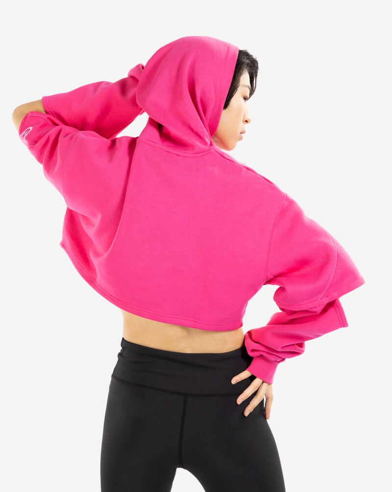 Reebok Cardi Cropped Hoodie HS4309 Pink 3
