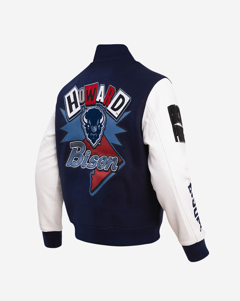 PRO STANDARD Howard University Homecoming Varsity Jacket CHW671562-MNW Blue 4