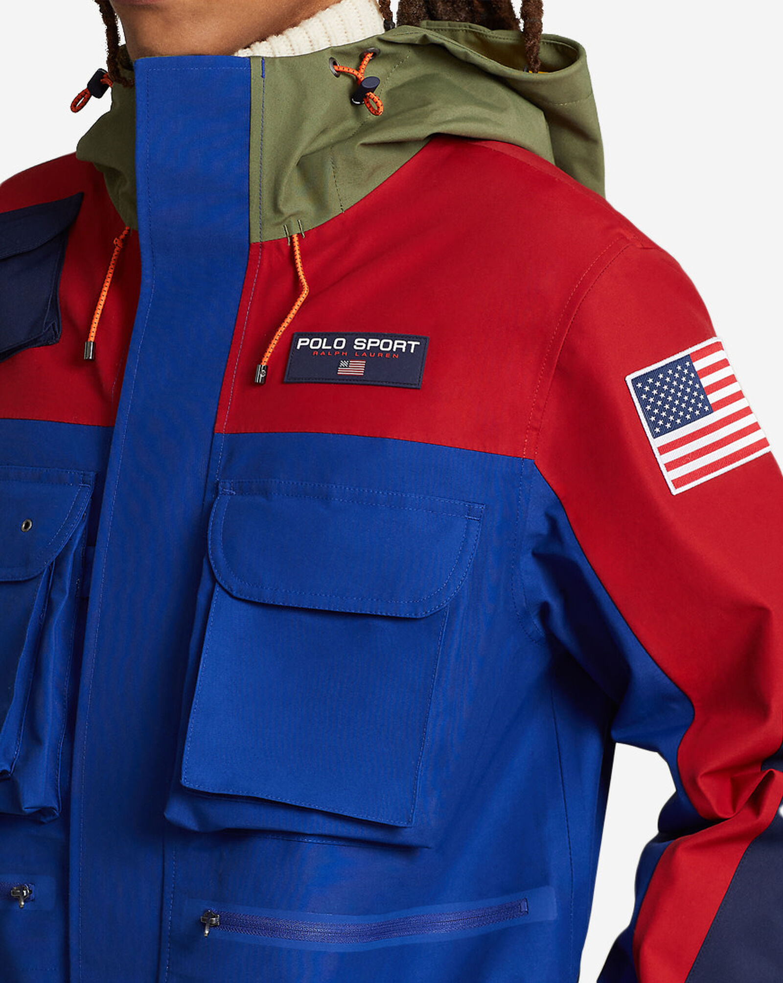 Polo sport waterproof jacket clearance