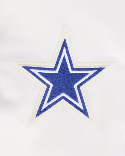 Dallas Cowboys Retro Classic Rib Satin Jacket