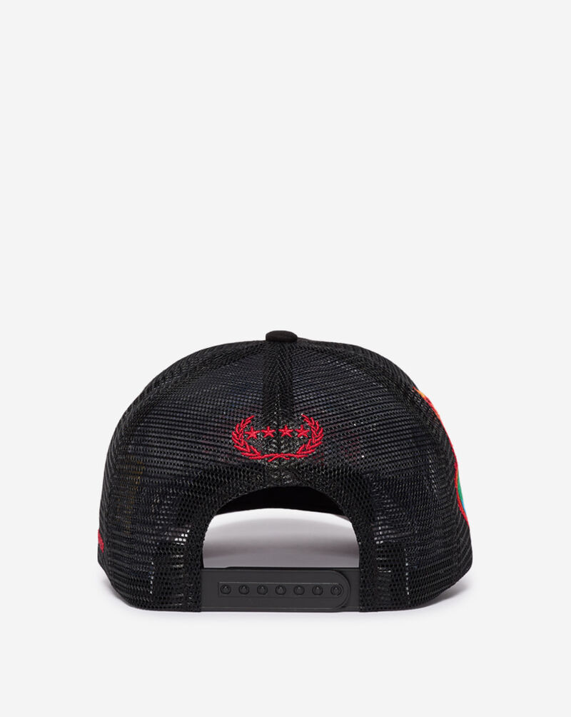 Field Grade Everything's F Planet Hollywood Twill Mesh Back Trucker Hat 1006541 Black 3