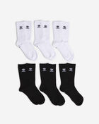 adidas Originals Trefoil 6PK Crew Socks (M) BH6437B White 1