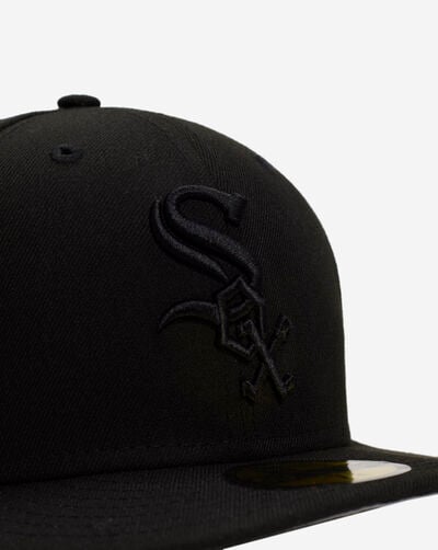 59Fifty Chicago White Sox Core Black Fitted Hat 59Fifty Chicago White Sox Core Black Fitted Hat