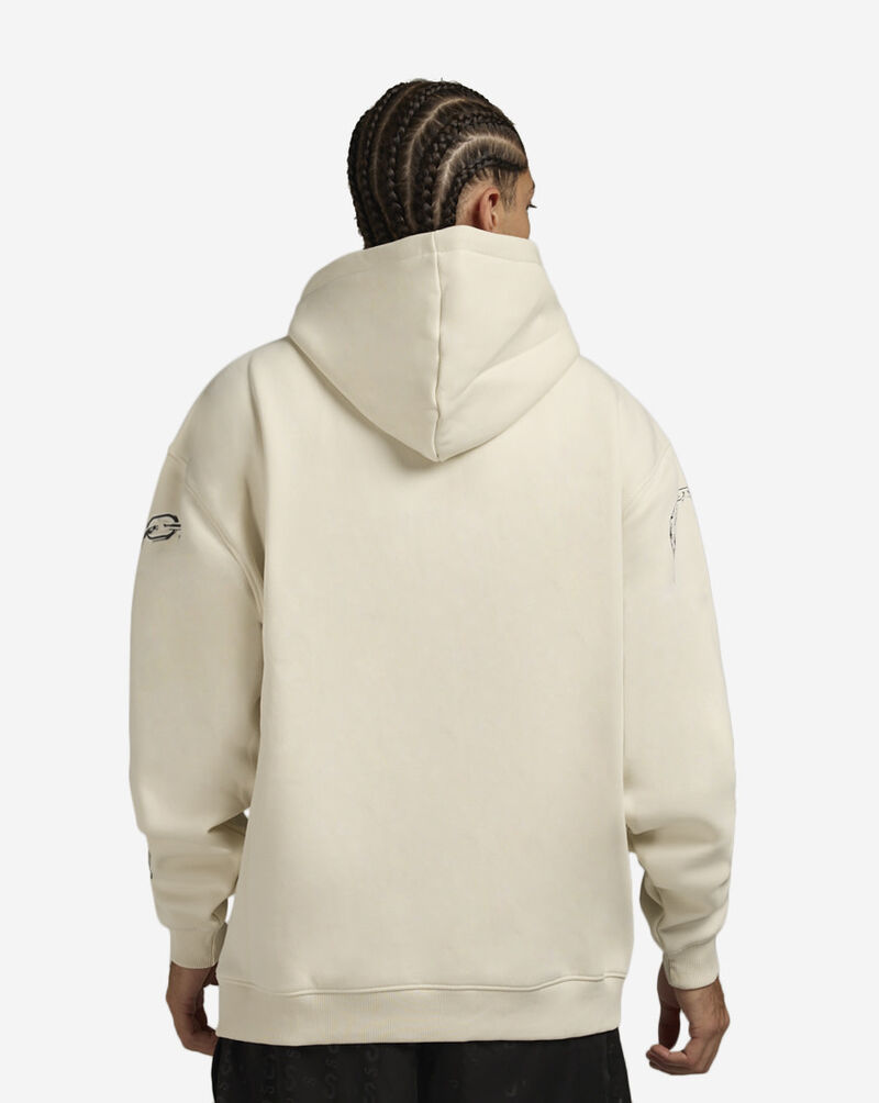 Decibel  Chained Cross Hoodie DCB004-SAND cream 2