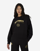 Detroit Pistons Black and Gold Fleece Crewneck