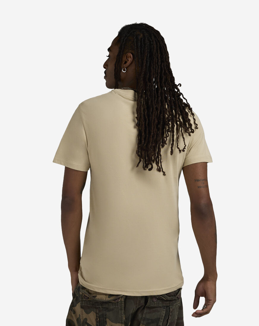 Shop Graphic Tees Money Mind Skull Tee MTUS536-US-03872 beige