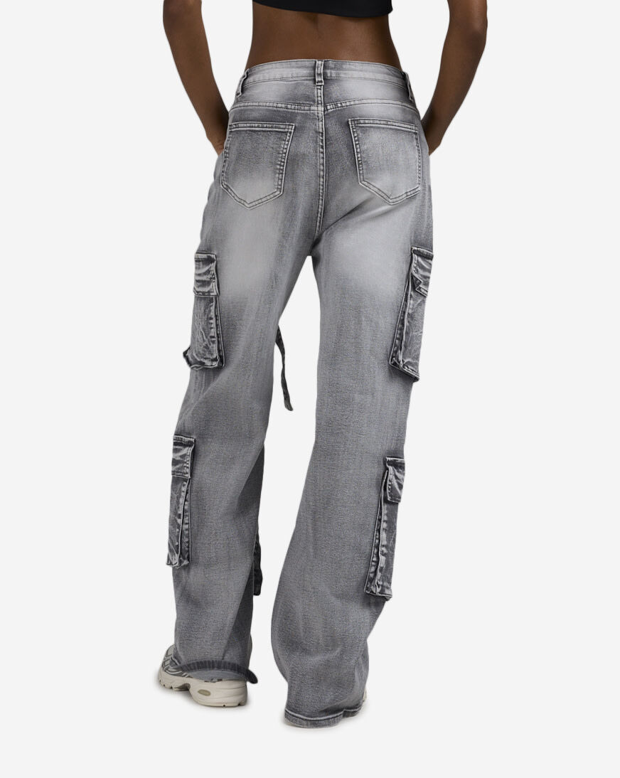 RIZZl. ジェームスリジィ Shop American Bazi 4Pkt Cargo Denim Criss Cross Straps Jeans RJH