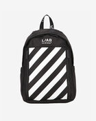 L/AB c/o Off-White L/AB Diagonal Tab Backpack LAB0021BLK Black 1