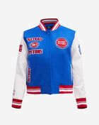 Detroit Pistons Retro Classic Rib Wool Varsity Jacket