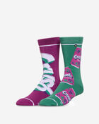 Odd Sox Crush Grape Split Crew Socks (L) 39643MONCD Multi 1