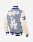 PRO STANDARD Los Angeles Dodgers Varsity Blues Denim Varsity Jacket LLD638399-DLN Blue 2