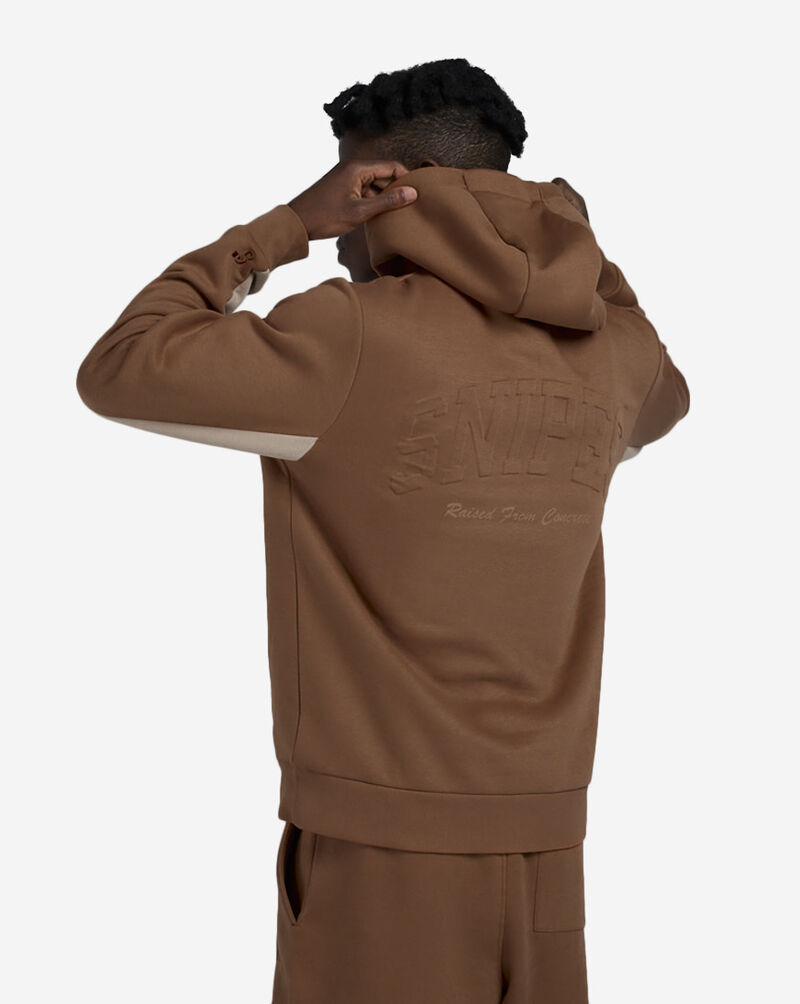 SNIPES Contrast Oversized Hoodie SNQ324003M-NUT Brown 2