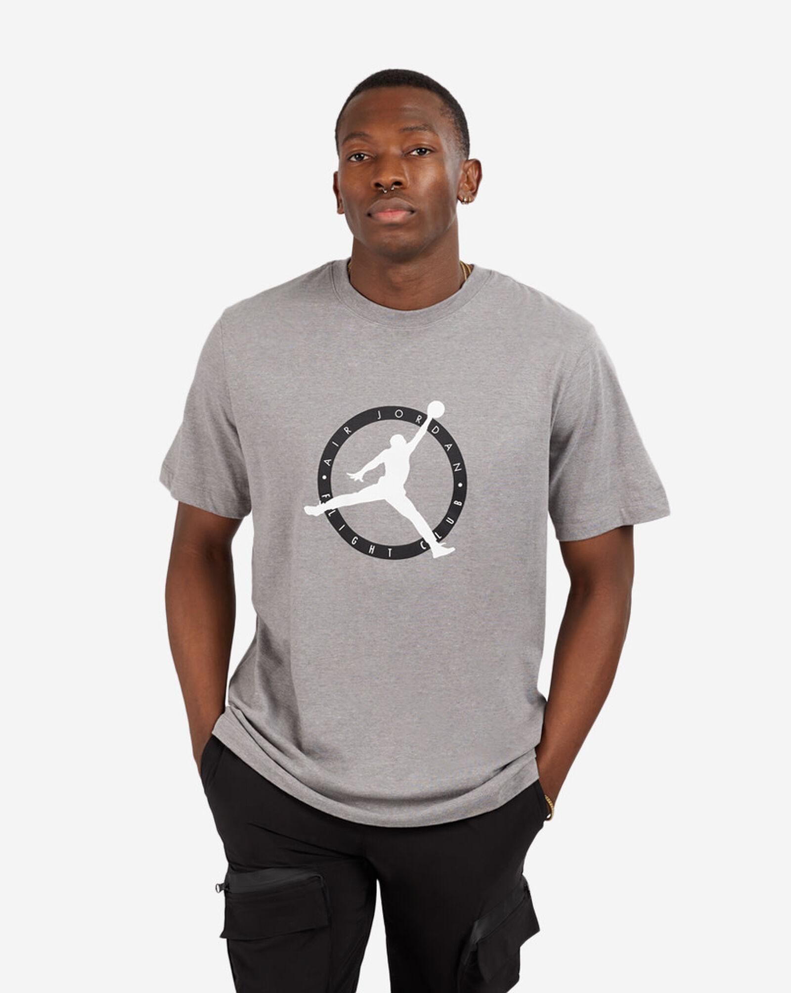 t shirt jordan gris