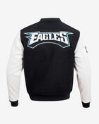 Pro Standard Philadelphia Eagles Logo Varsity Jacket FPE641292 Black 2