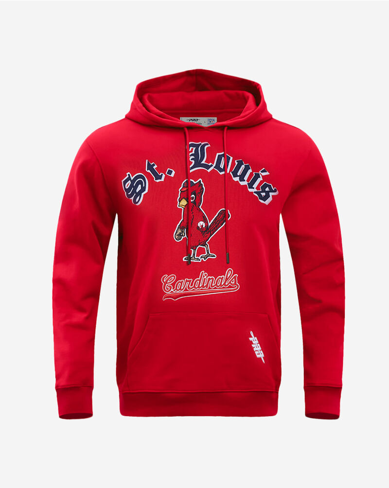 PRO STANDARD St. Louis Cardinals Old English Pullover Hoodie LSC533693-RED Red 1