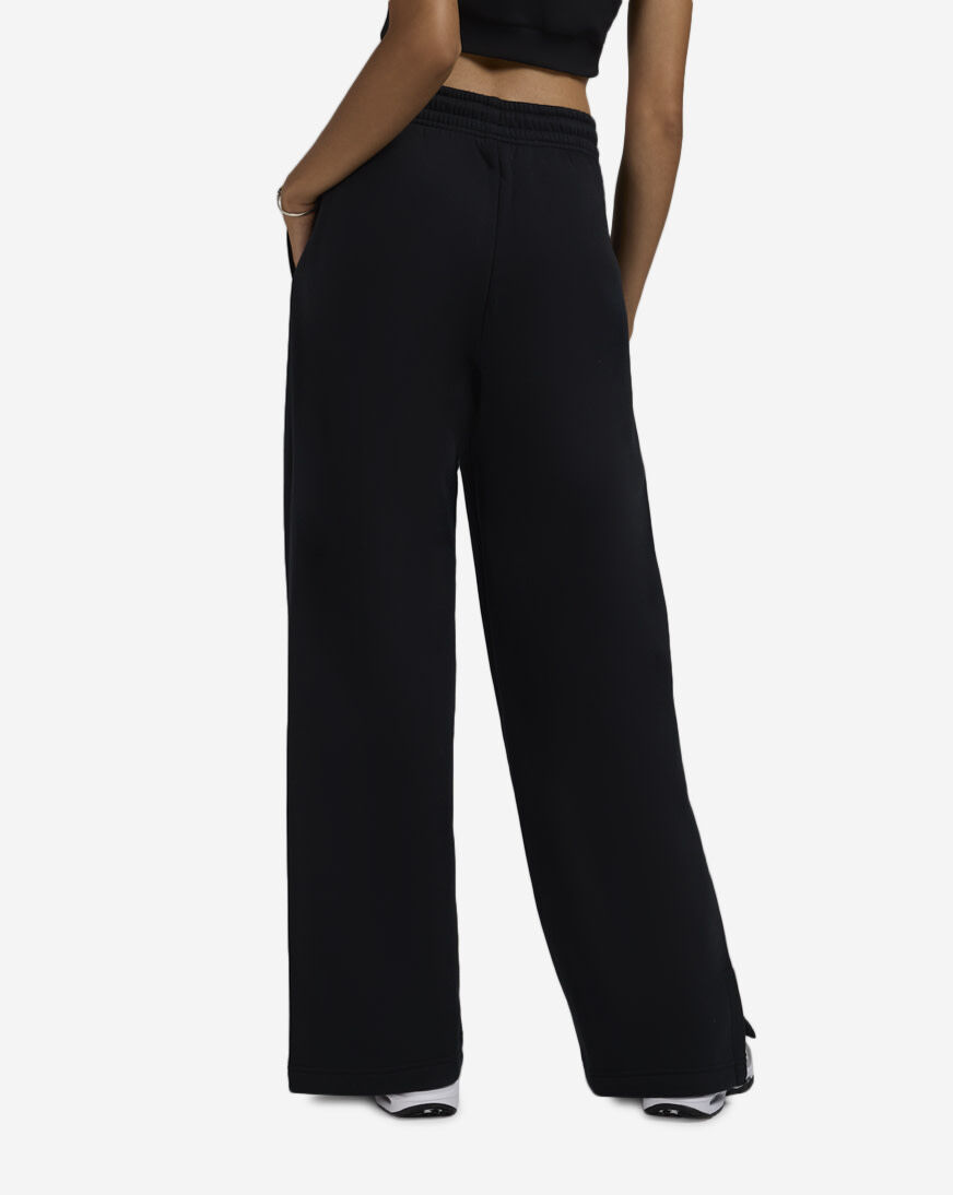 Shop Nike NSW Phoenix Fleece Wide-Leg Sweatpants IH1011-010 black
