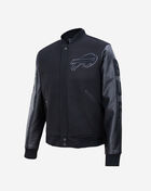 PRO STANDARD Buffalo Bills Triple Black Wool Varsity Jacket FBB641676-3BK Black 1