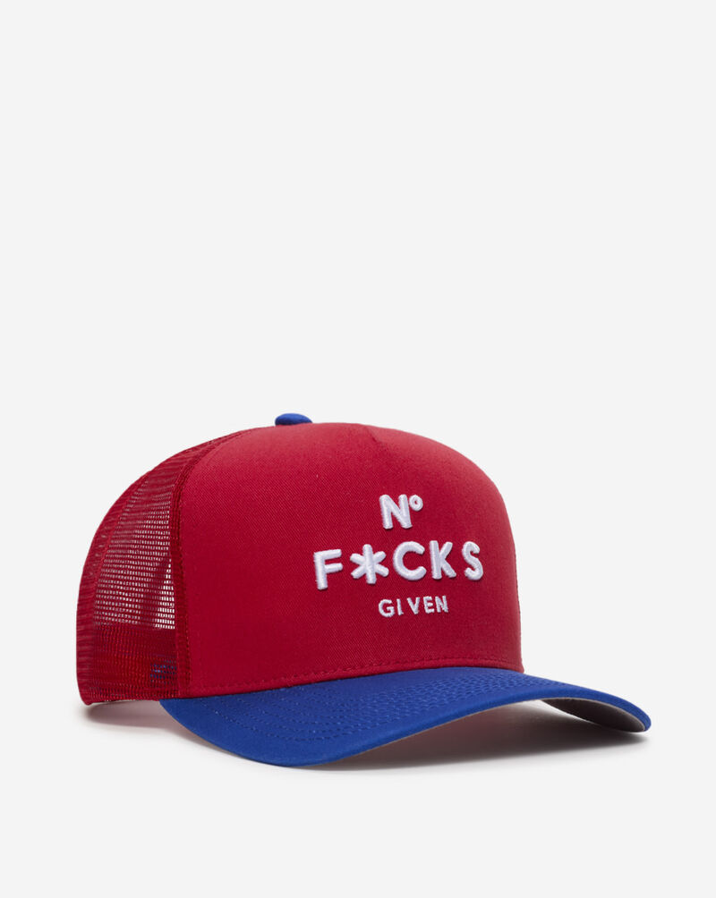 Field Grade No F Given Varsity 2 Tone Twill Meshback Trucker 1005246 Red 1