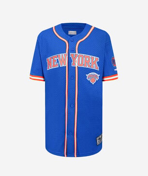 Big Boys' New York Knicks Classic Mesh Button-Down Shirt