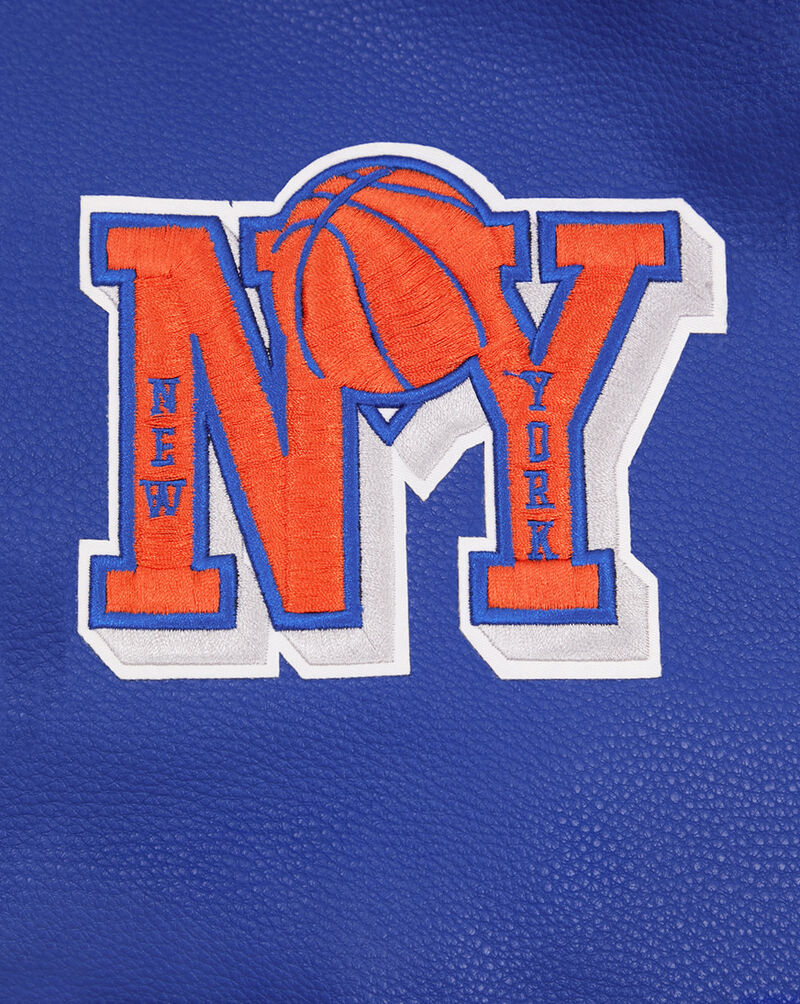 PRO STANDARD New York Knicks Retro Classic Rib Wool Varsity Jacket BNK656096-ERB cream 4