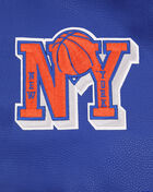 New York Knicks Retro Classic Rib Wool Varsity Jacket