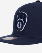 Milwaukee Brewers MLB Back to Basics Snapback Hat