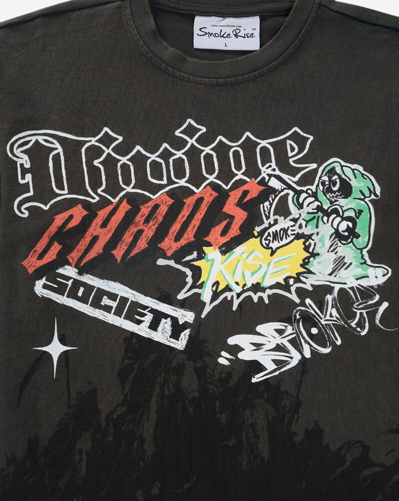 Smoke Rise Kids' Graffiti 2Fer Long Sleeve Tee BKT26S448SNZ-GRAPHITE Grey 2