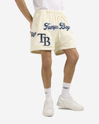 PRO STANDARD Tampa Bay Rays Area Code Mesh Shorts LTB3314738-EGG White 1