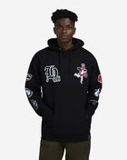 Hasta Muerte Ski Mask Varsity Patch Hoodie HMVARHOOD-BLK Black 1