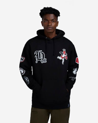 Ski Mask Varsity Patch Hoodie