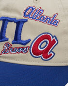 New Era 9Fifty Atlanta Braves Scatter Snapback Hat 60731008 Grey 2