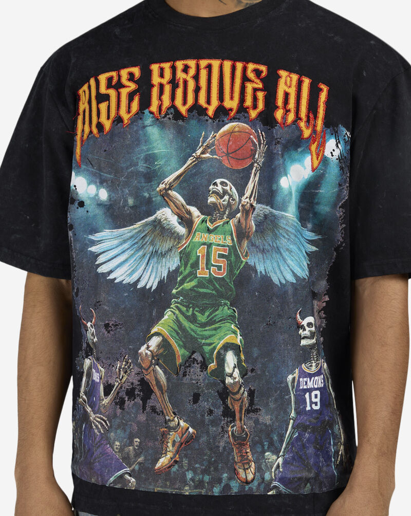 Graphic Tees Rise Above All Tee RD5-026-001 Black 3