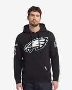 PRO STANDARD Philadelphia Eagles Mash Up Rib Fleece Pull Over Hoodie FPE5410441-BLK Black 1