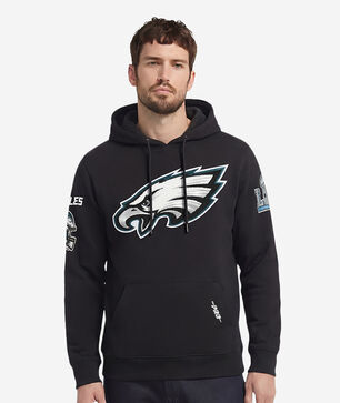 Philadelphia Eagles Mash Up Rib Fleece Pull Over Hoodie