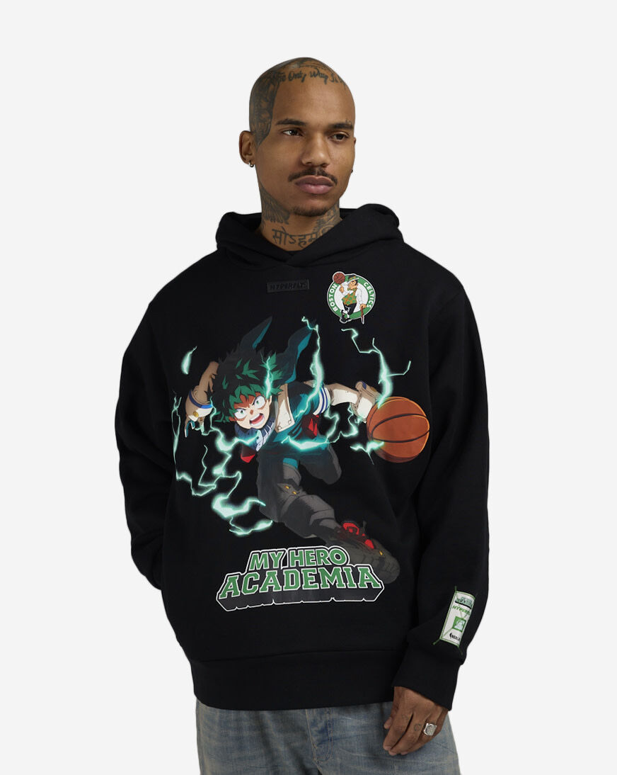 Shop Hyperfly Celtics Deku Hoodie BC-BLK-DEK-CH black | SNIPES USA