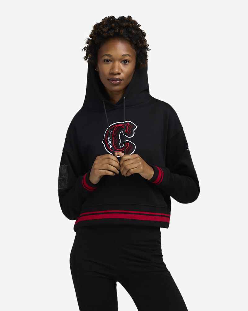 PRO STANDARD Clark Atlanta University Vintage Varsity Hoodie CCKC71731-BRK Black 1