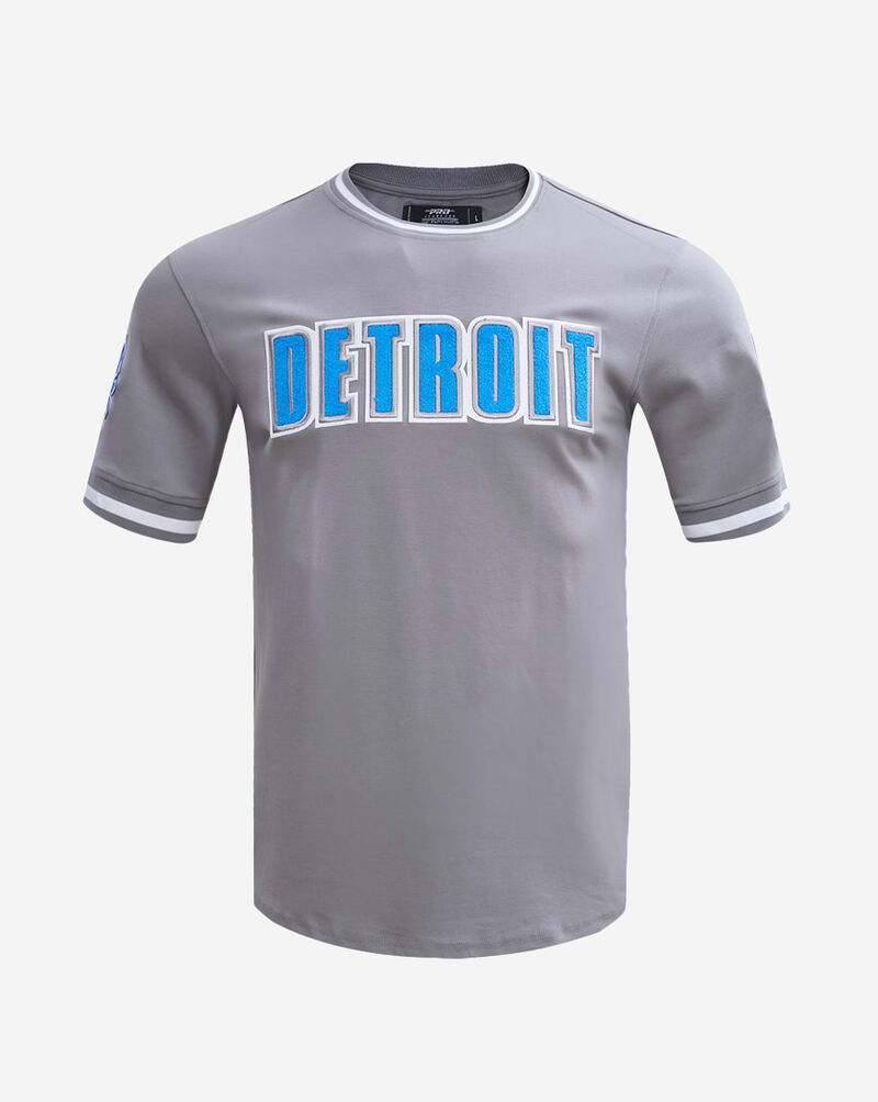 PRO STANDARD Detroit Lions Classic Chenille Double Knit Tee FDL1410268-GRY Grey 1