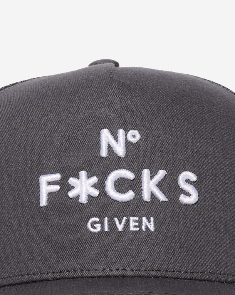 Field Grade No F Given Twill Mesh Back Trucker Hat 1006538 Grey 2