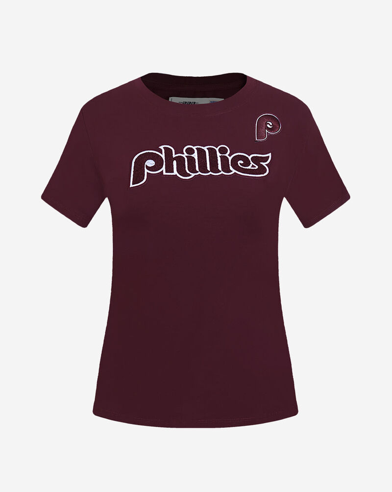 PRO STANDARD Philadelphia Phillies Short Sleeve Classic Slim Fit Tee  LPHA34596-WNE Red 1